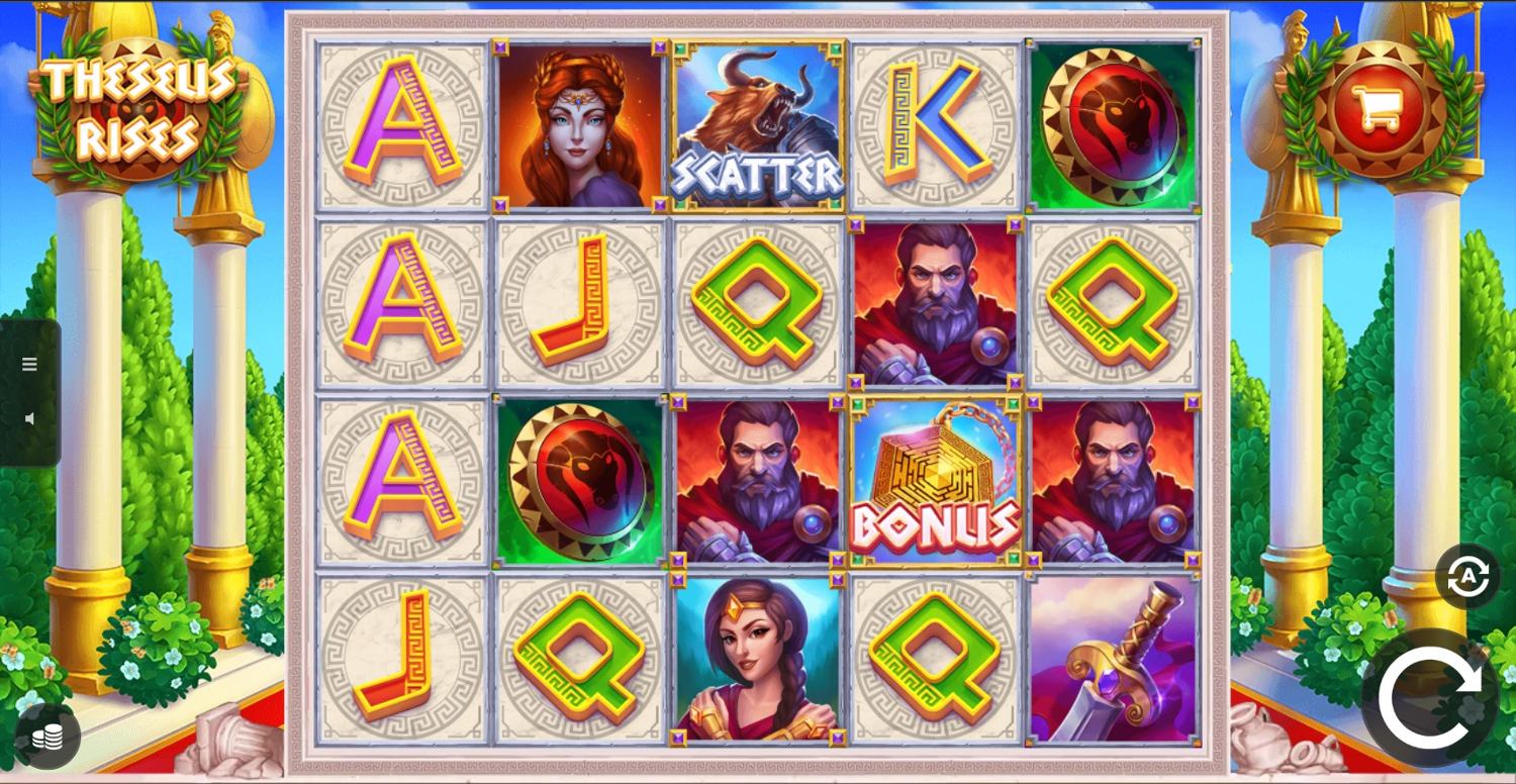 Theseus Rising Slot Gameplay