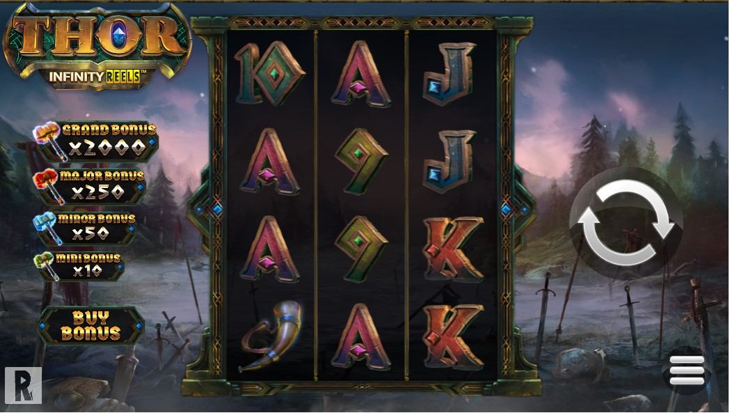 Thor Infinity Reels Slot Gameplay