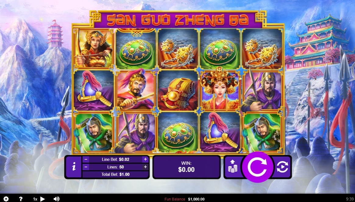 Three Kingdom Wars Slot Gameplay