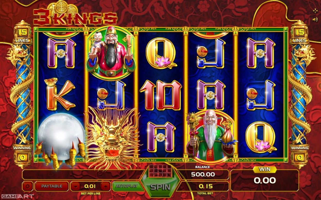 Three Kings Slot Gameplay