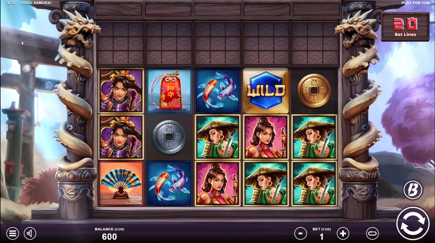 Three Samurai Slot Gameplay