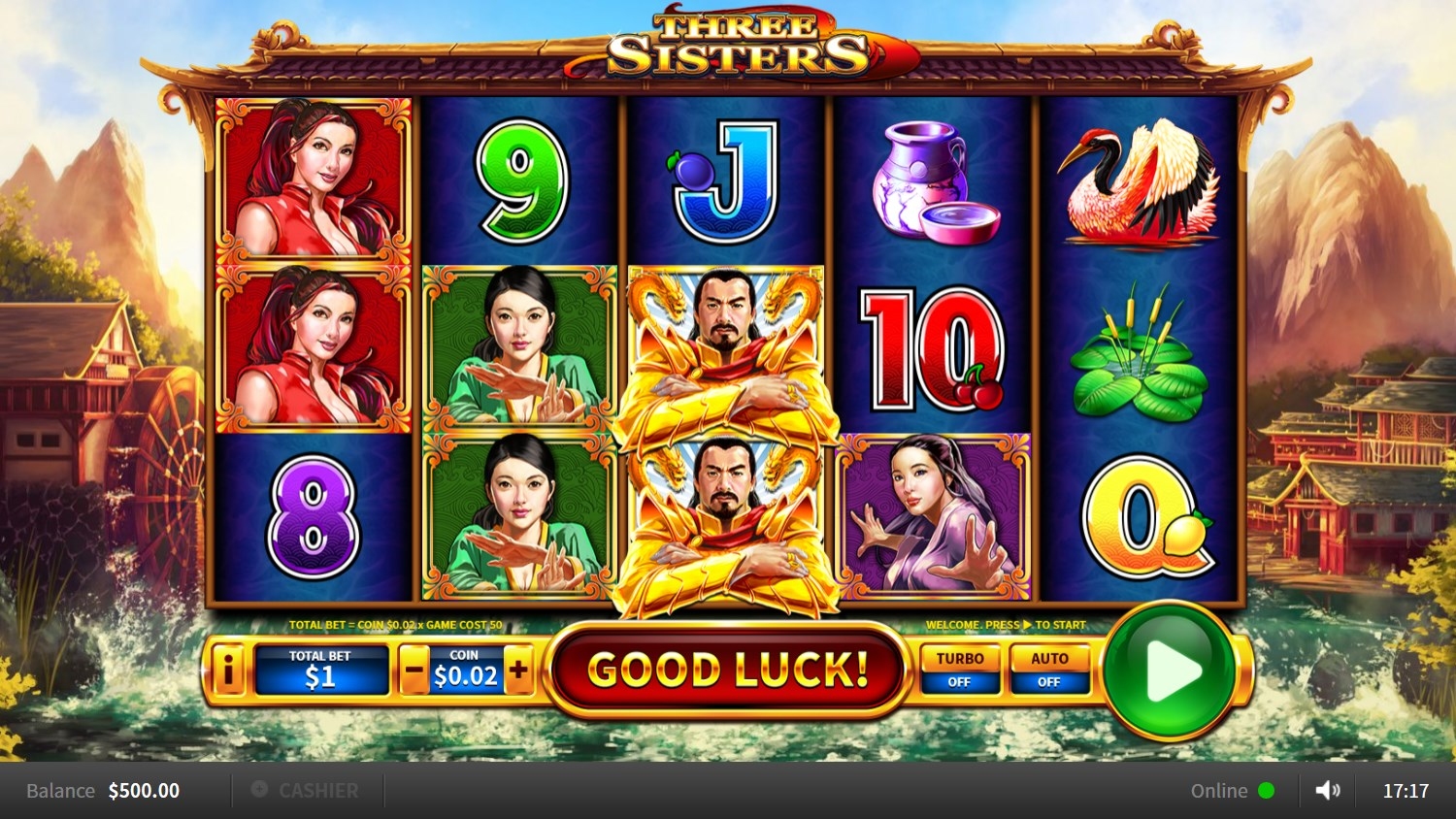 Three Sisters Slot Gameplay
