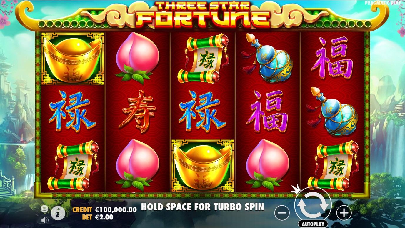 Three Star Fortune Slot Gameplay