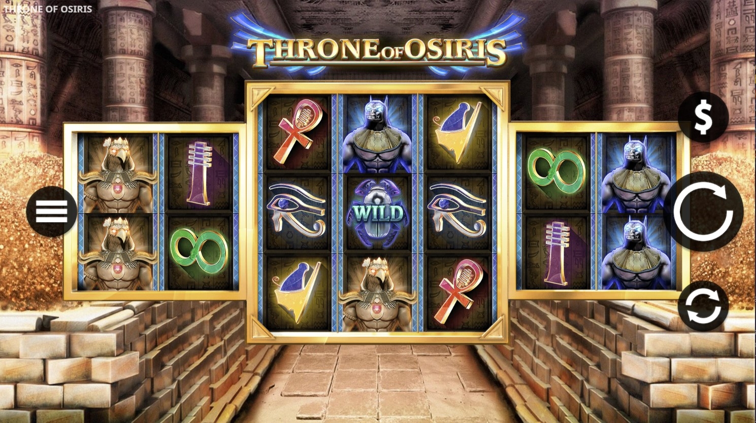 Throne of Osiris Slot Gameplay