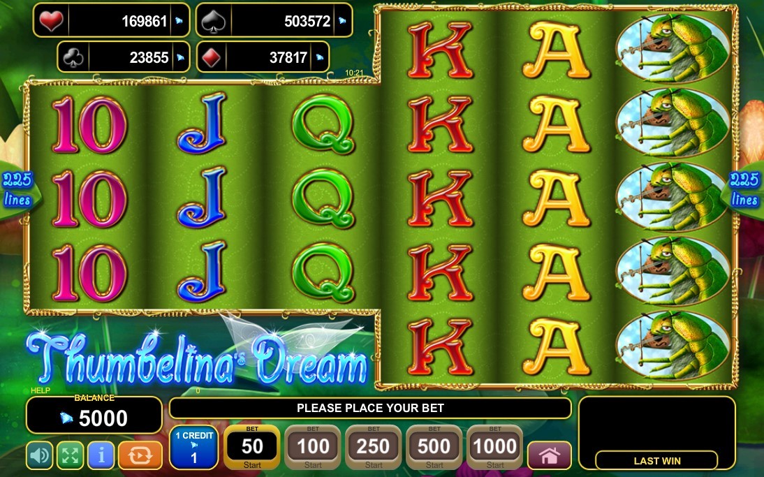 Thumbelina's Dream Slot Gameplay