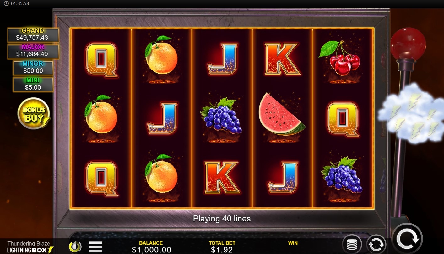 Thundering Blaze Slot Gameplay