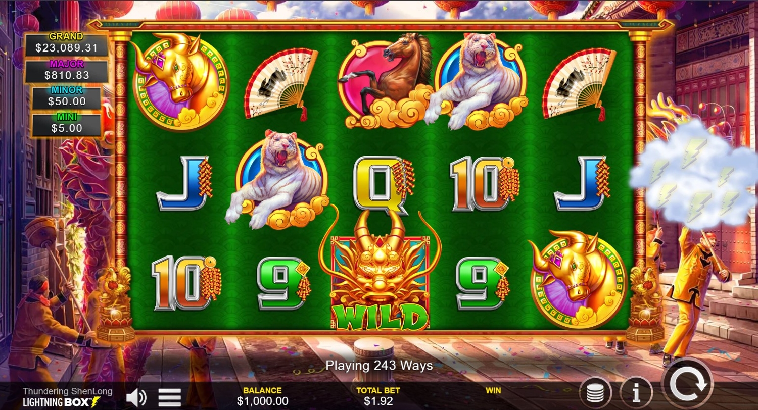 Thundering Shenlong Slot Gameplay
