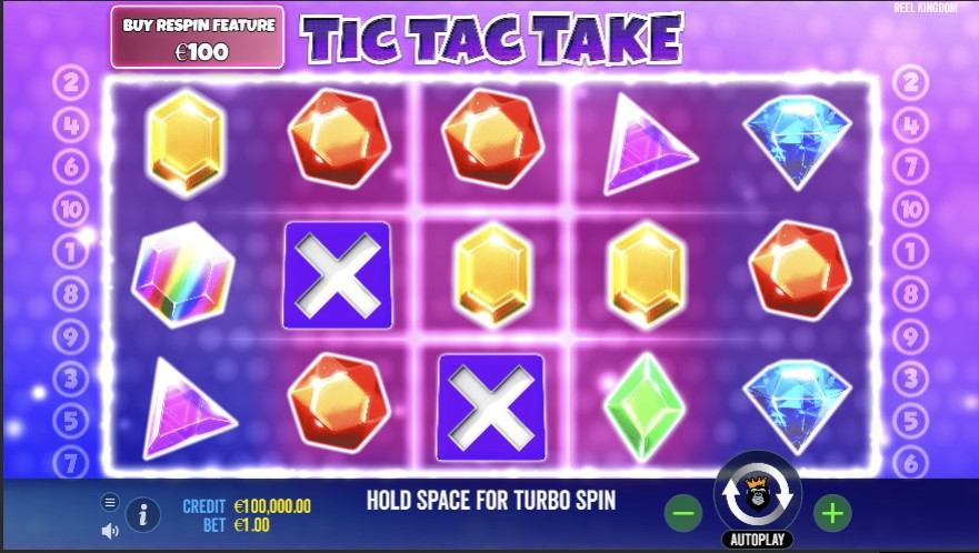 Tic Tac Take Slot Gameplay