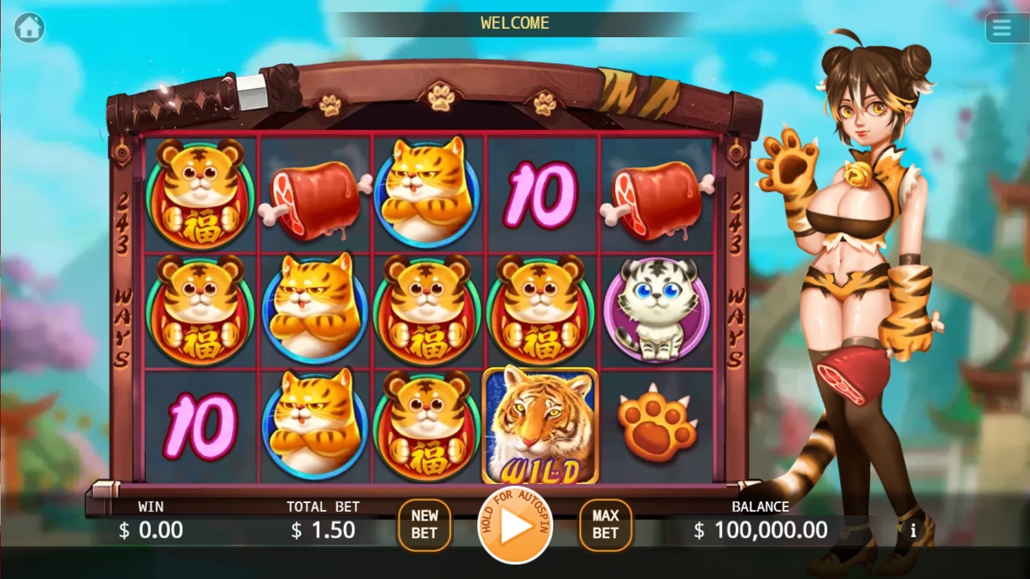Tiger Girl Slot Gameplay