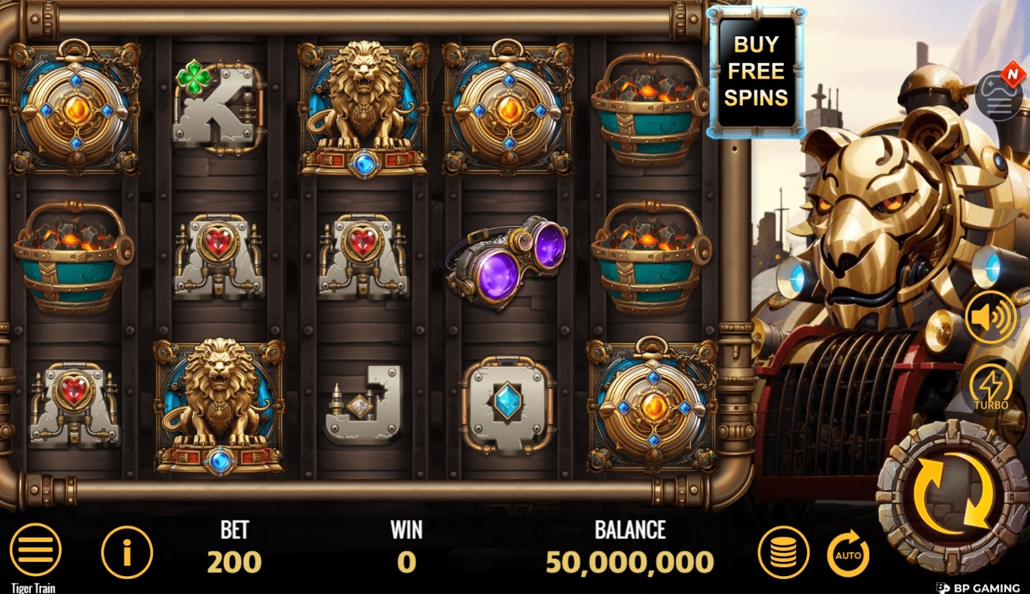 Tiger Train Slot Gameplay