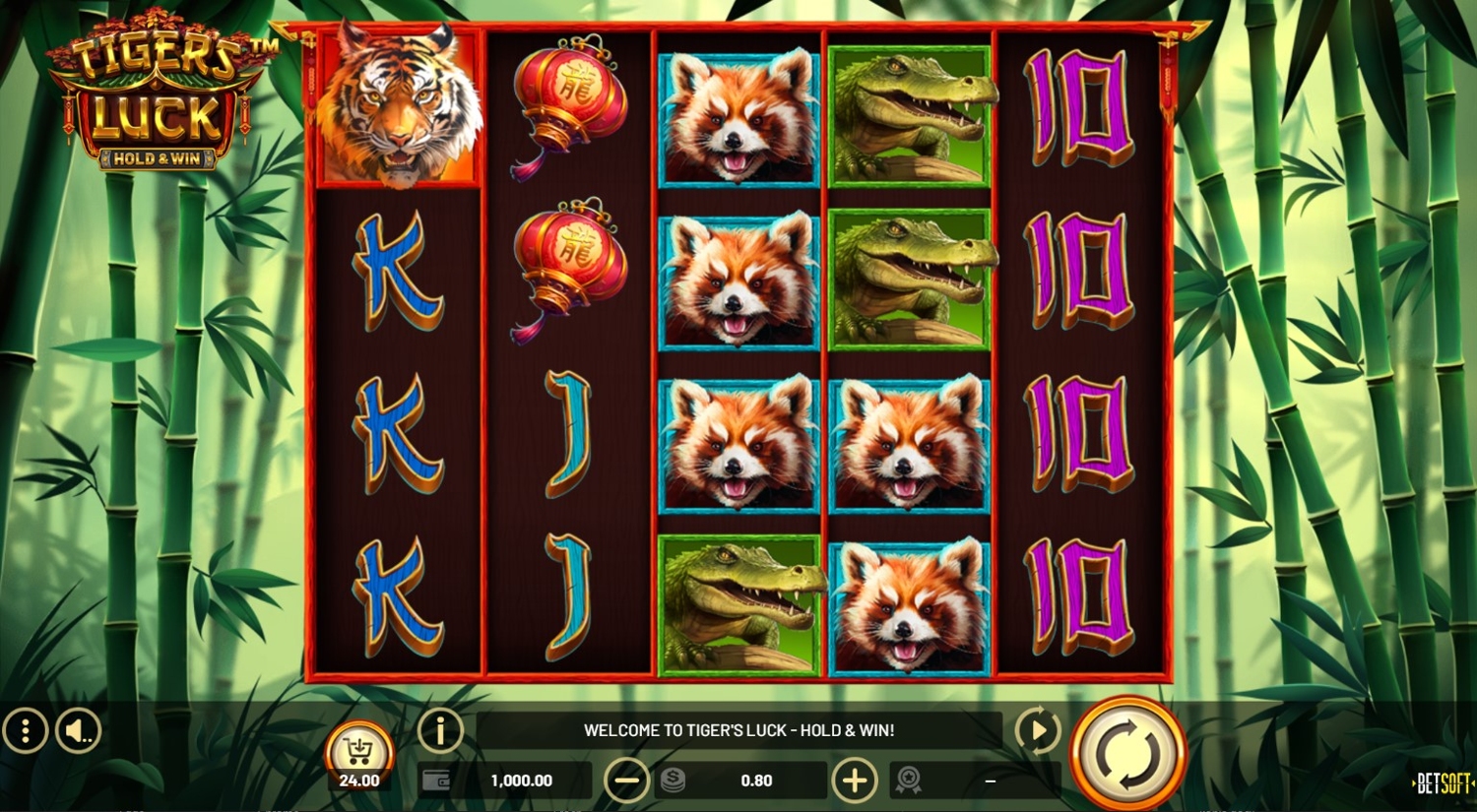 Tiger's Luck Slot Gameplay
