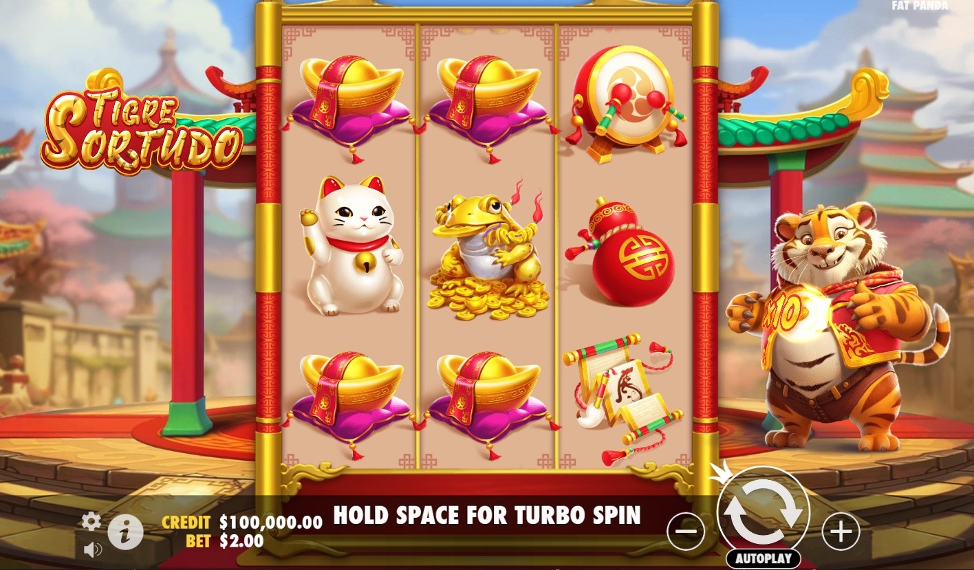Tigre Sortudo Slot Gameplay