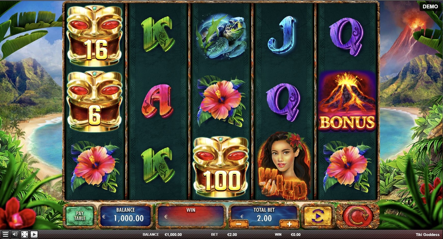 Tiki Goddess Slot Gameplay