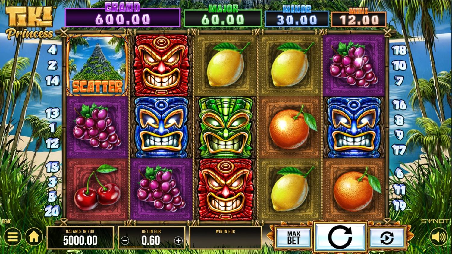 Tiki Princess Slot Gameplay