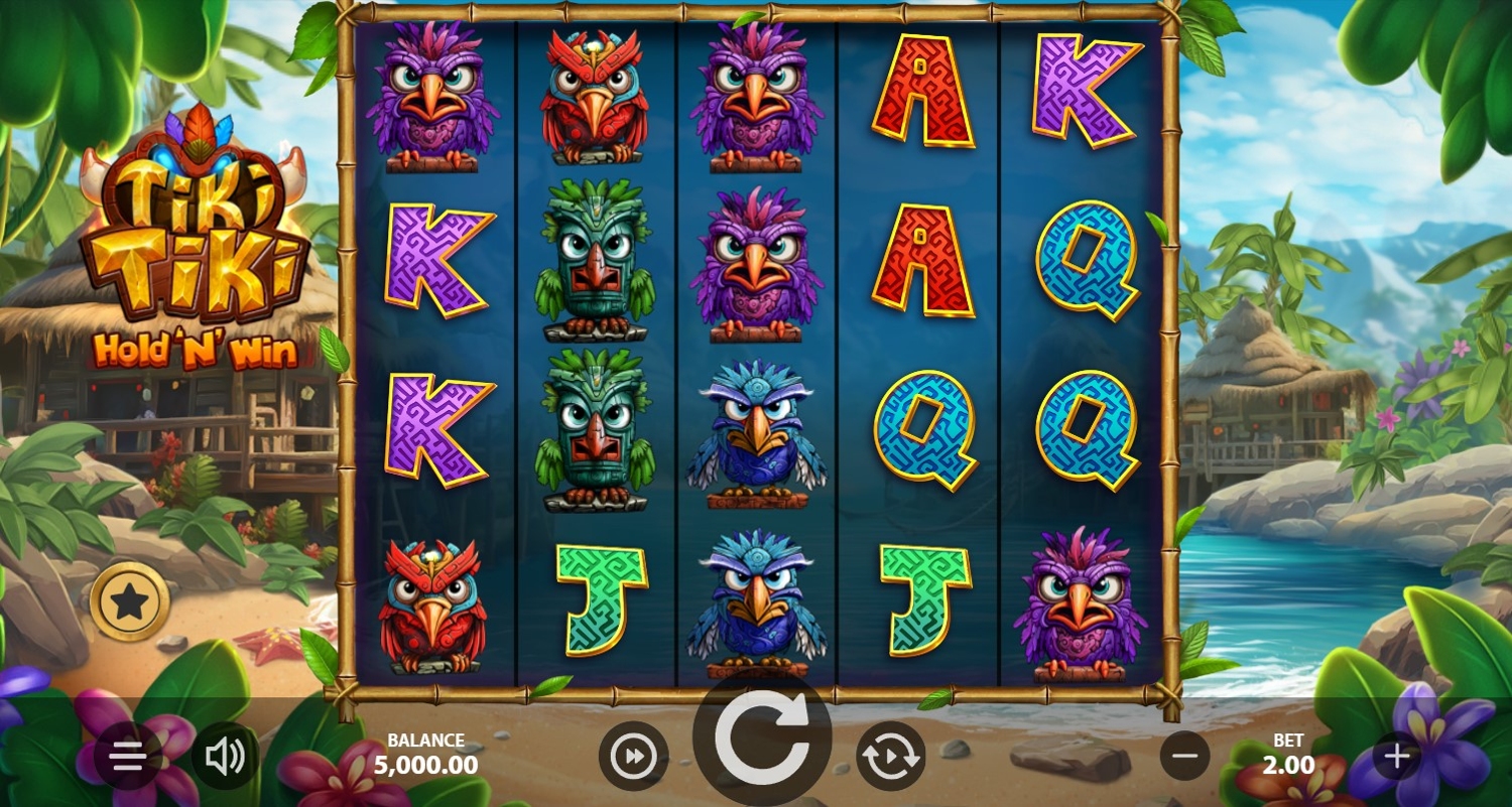 Tiki Tiki Hold 'n' Win Slot Gameplay