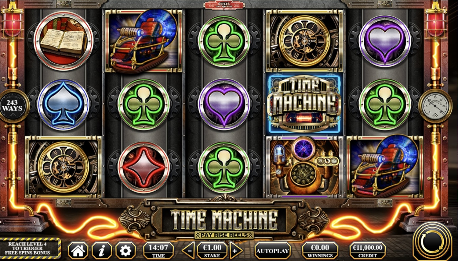Time Machine Slot Gameplay