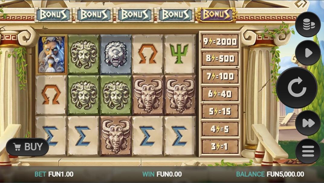 Titan Strike Slot Gameplay