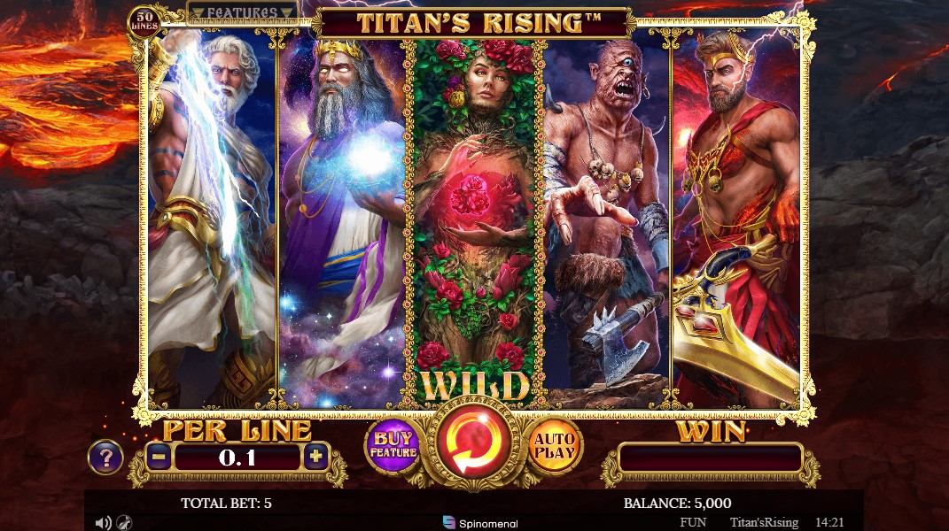 Titans Rising Slot Gameplay
