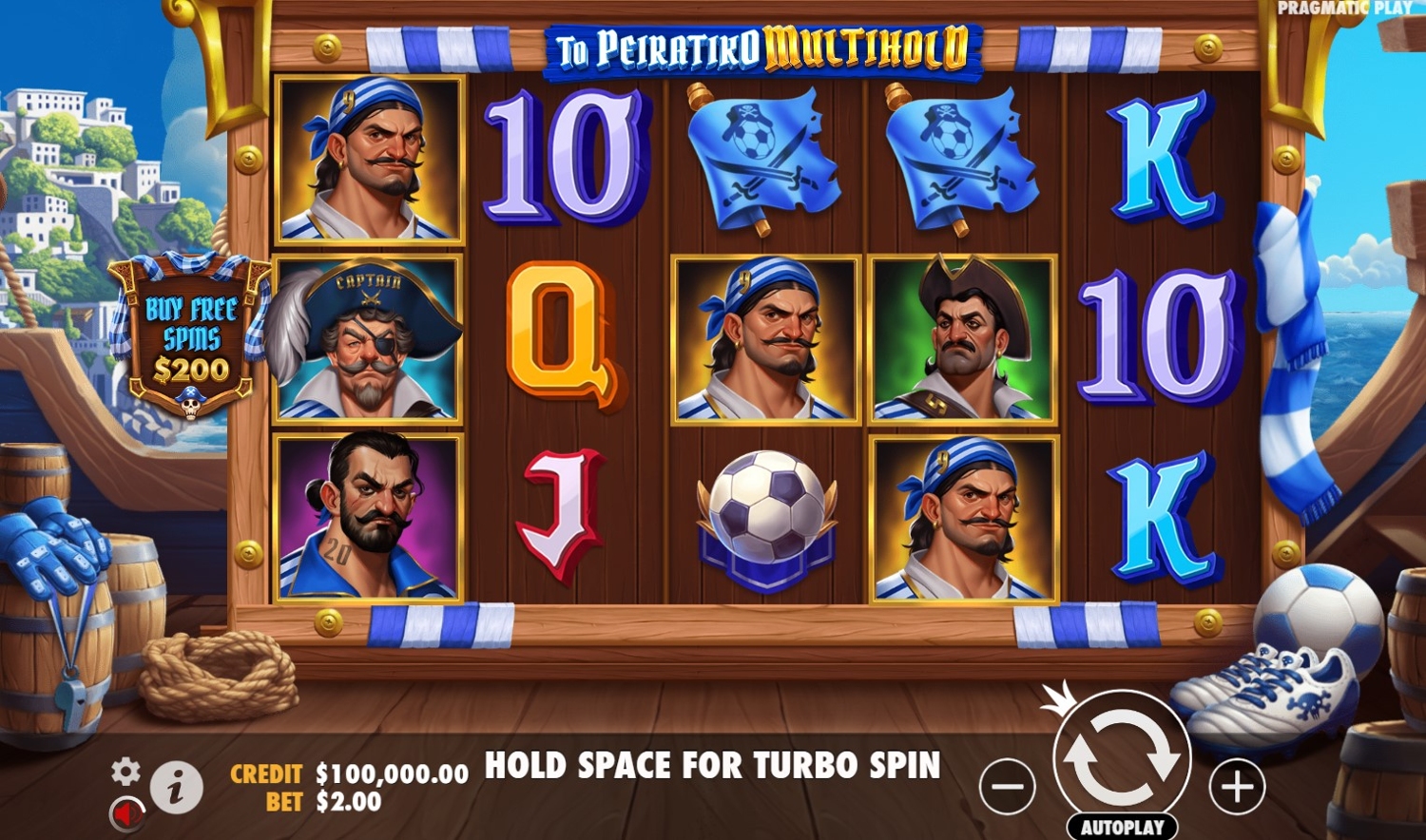 To Peiratiko Multihold Slot Gameplay