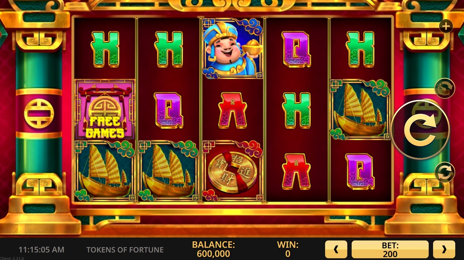 Tokens Of Fortune Slot Gameplay