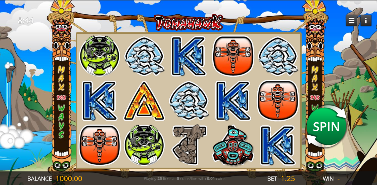 Tomahawk Slot Gameplay