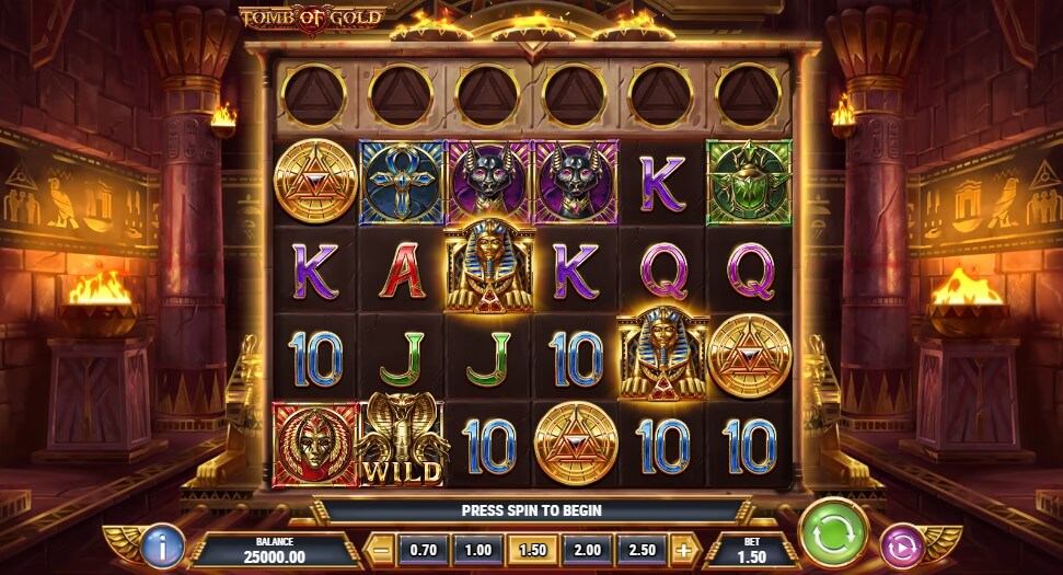 Tomb of Gold Slot Gameplay