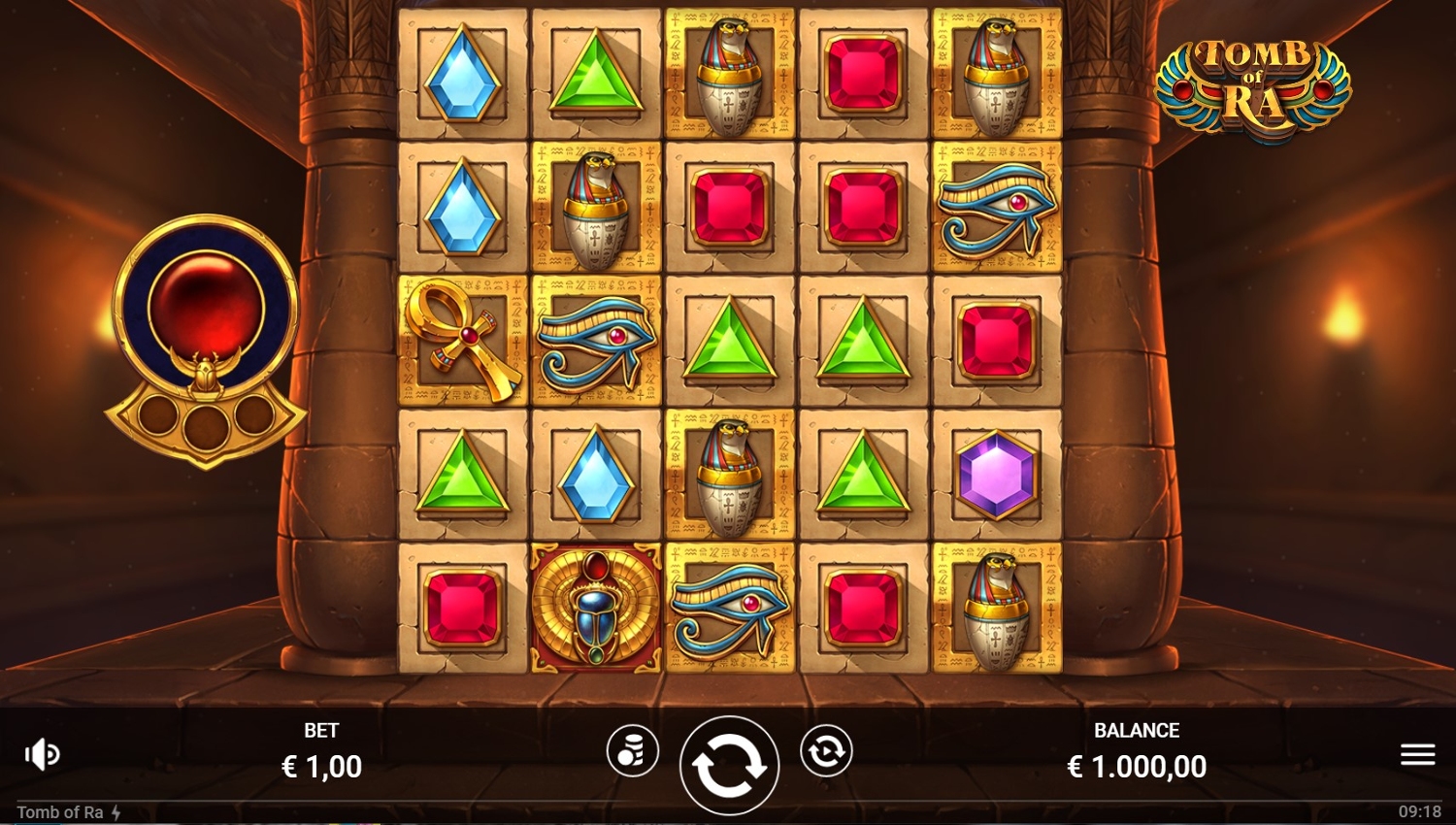 Tomb of Ra Slot Gameplay