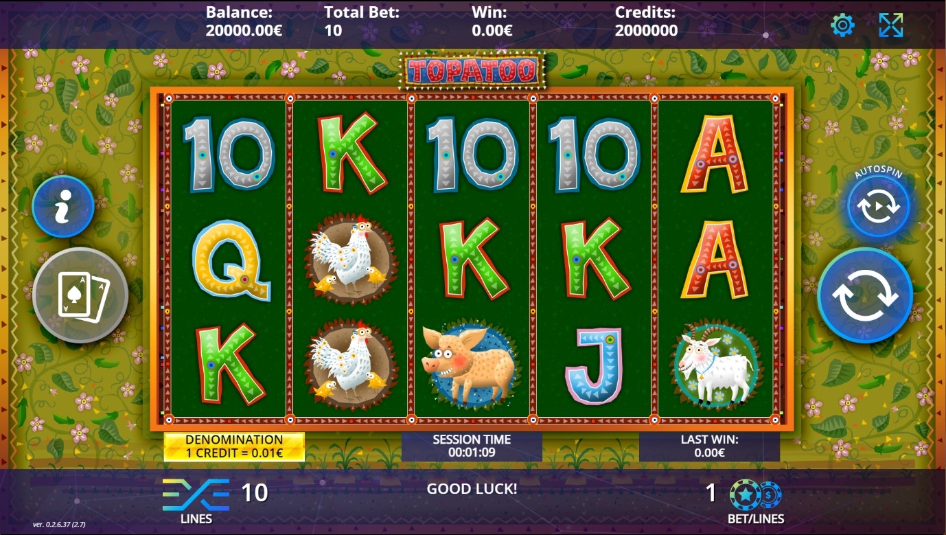 Topatoo Slot Gameplay