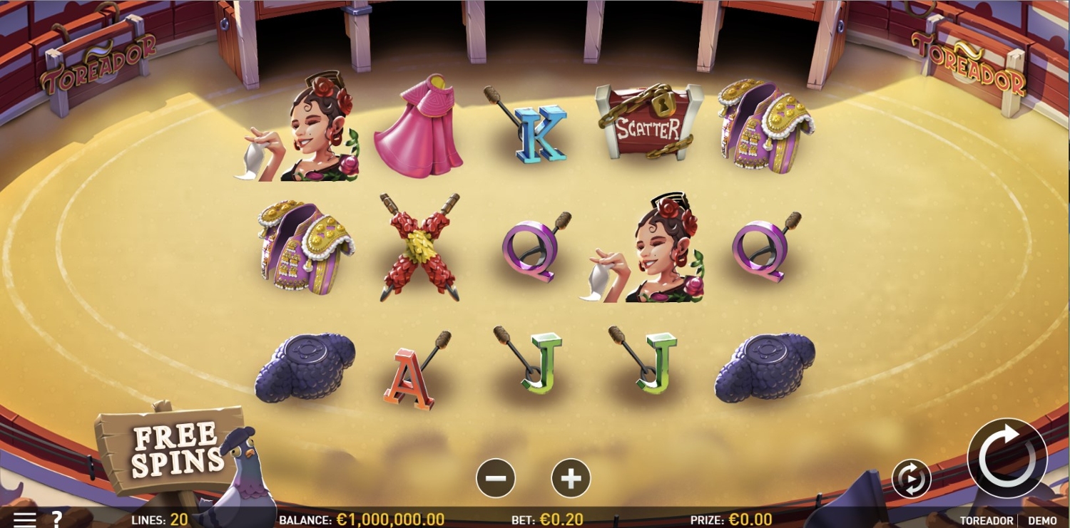 Toreador Slot Gameplay