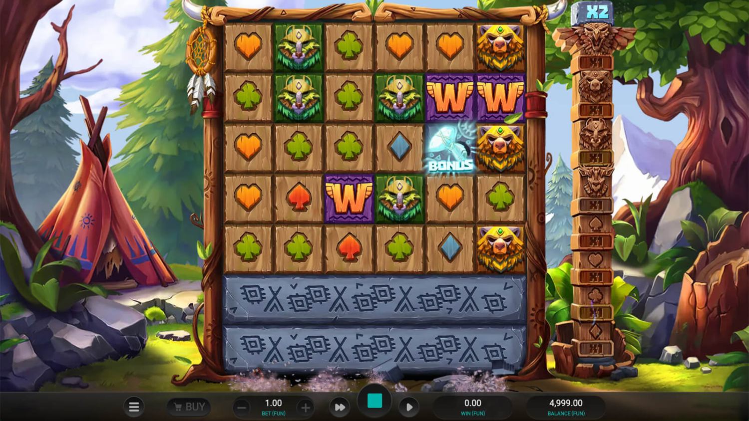 Totem Guardians Dream Drop Slot Gameplay