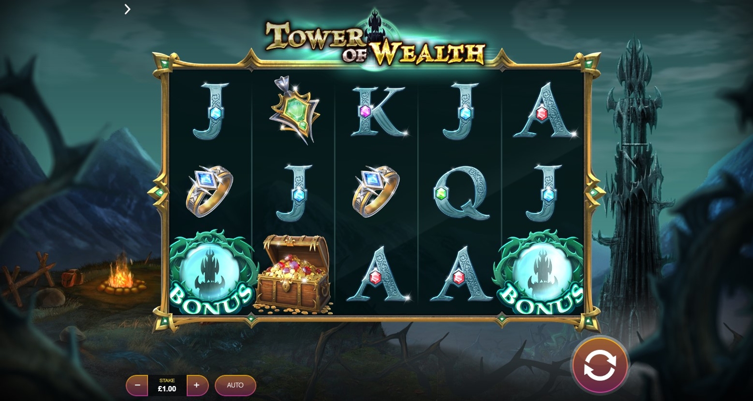 Tower of Wealth Slot Gameplay