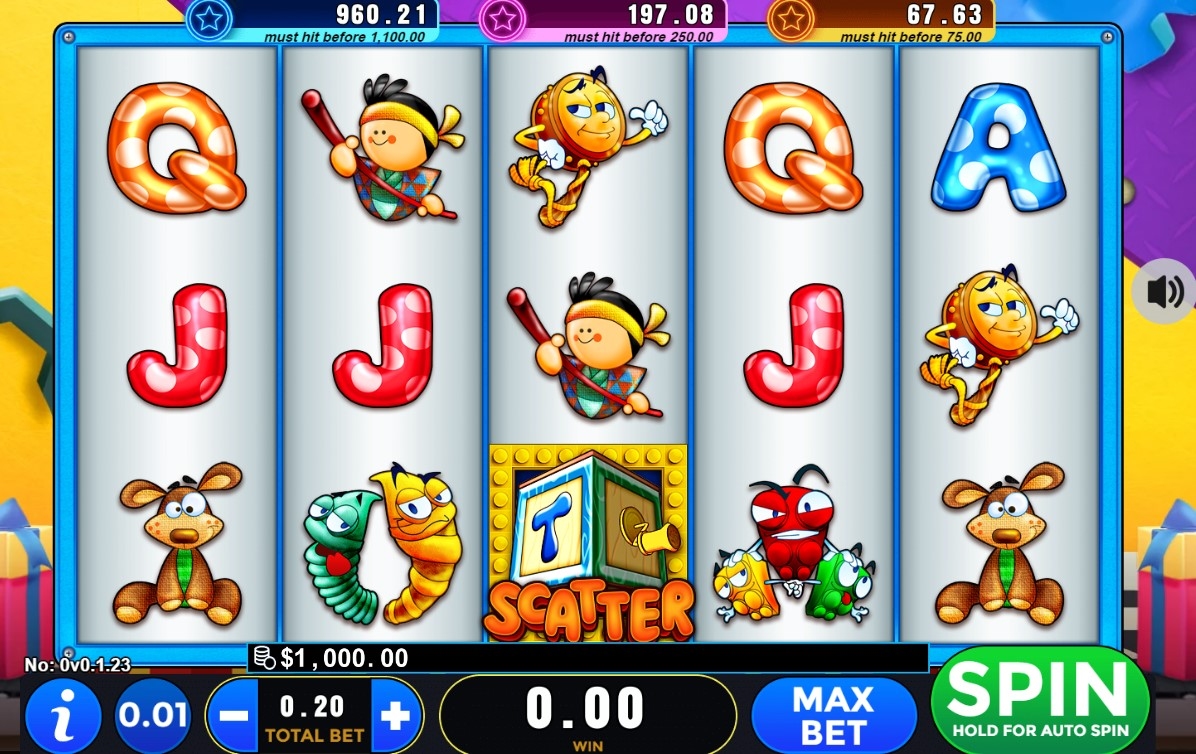 Toys Slot Gameplay