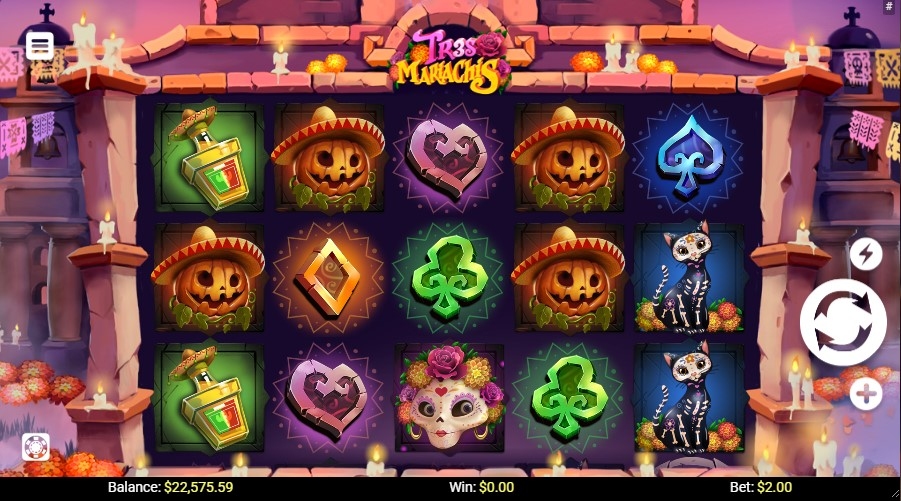 Tr3s Mariachis Slot Gameplay