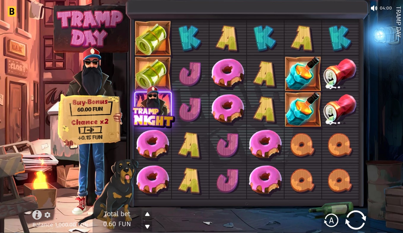 Tramp Day Slot Gameplay