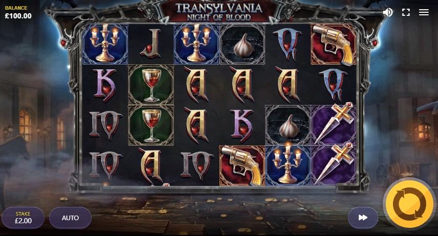 Transylvania Night of Blood Slot Gameplay