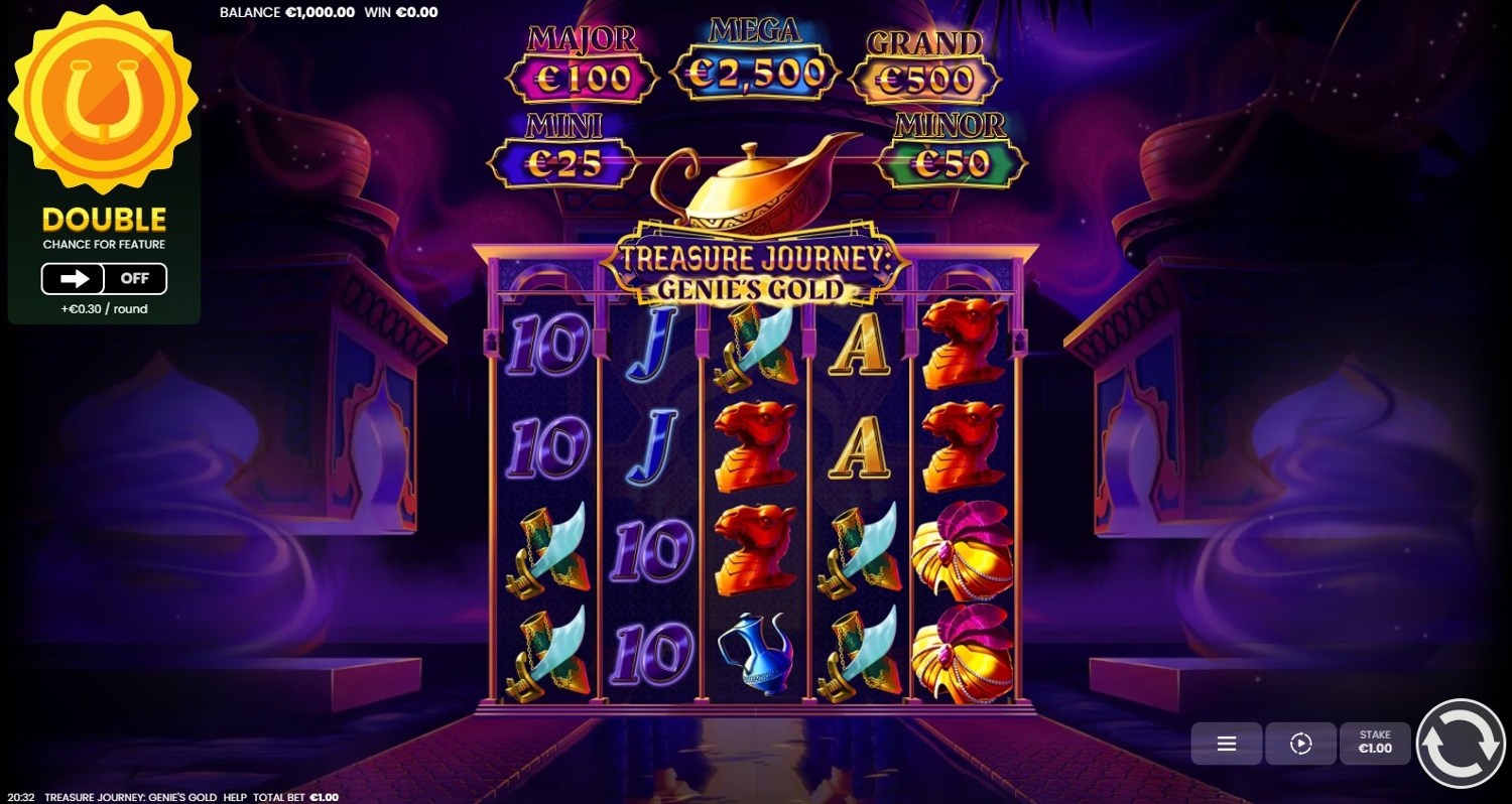 Treasure Journey: Genie's Gold Slot Gameplay