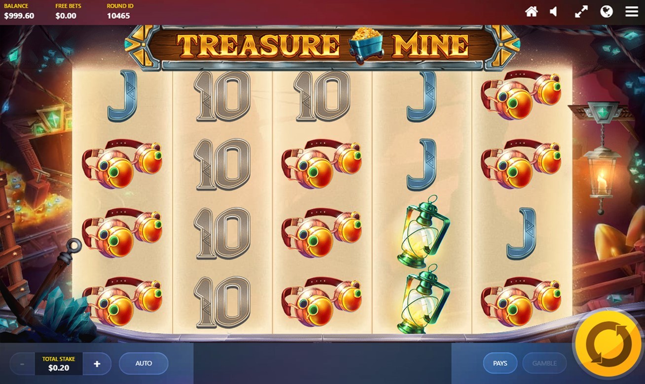 Treasure Mine Slot Gameplay