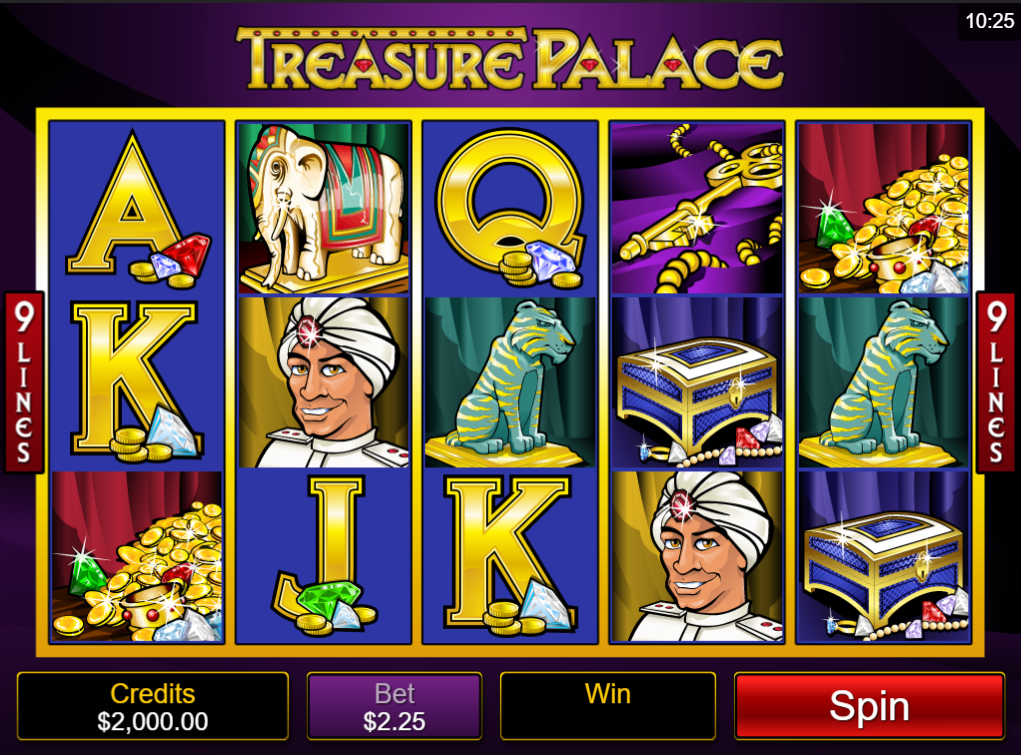 Treasure Palace Slot Gameplay