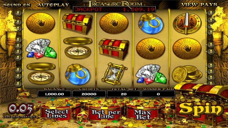 Treasure Room Slot Gameplay