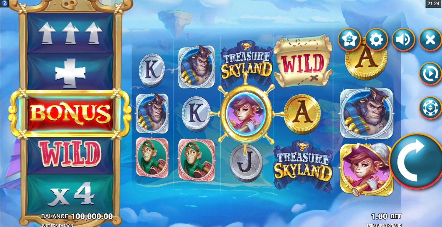 Treasure Skyland Slot Gameplay
