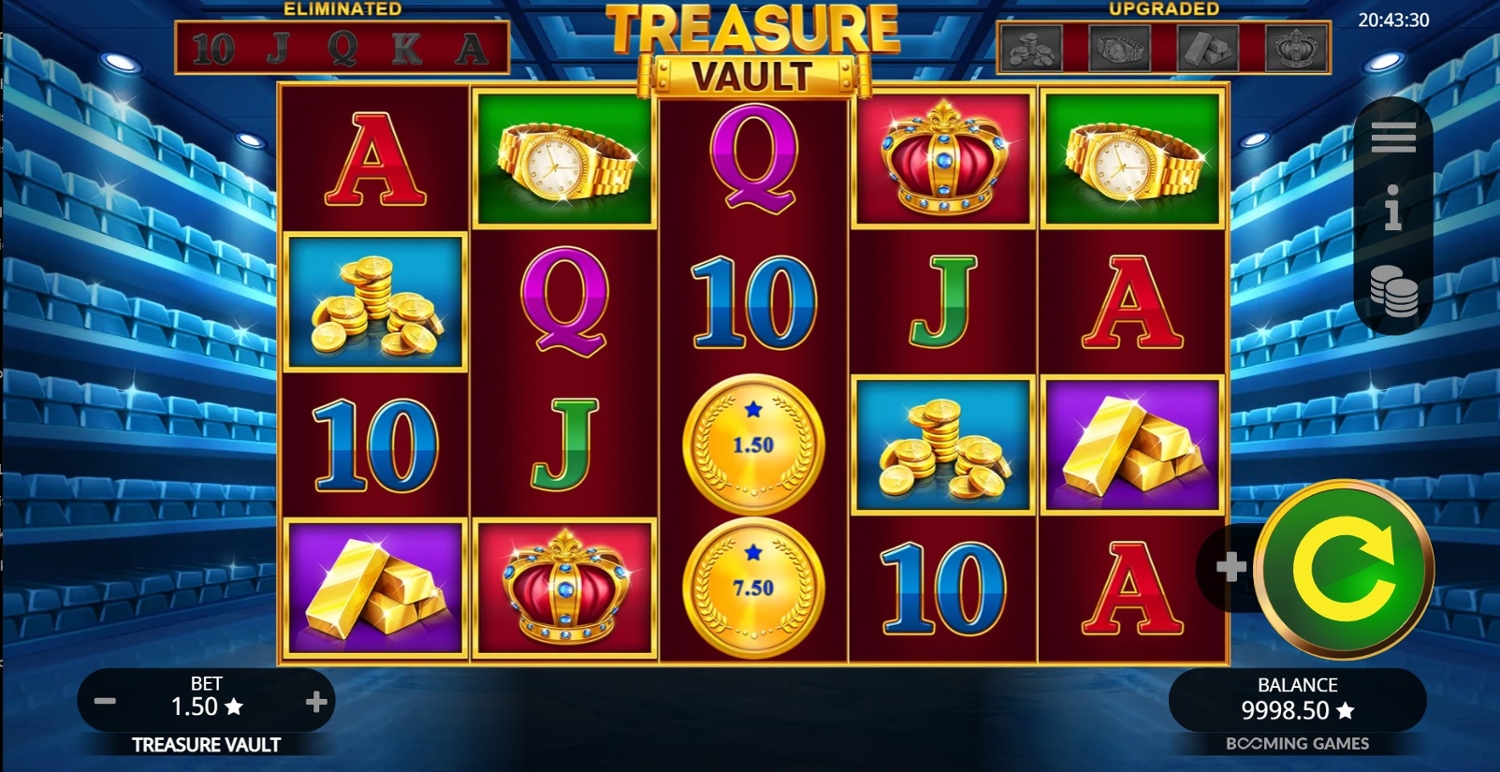 Treasure Vault Slot Gameplay