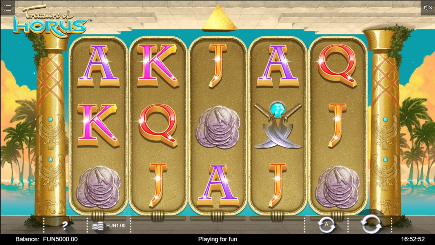 Treasure of Horus Slot Gameplay