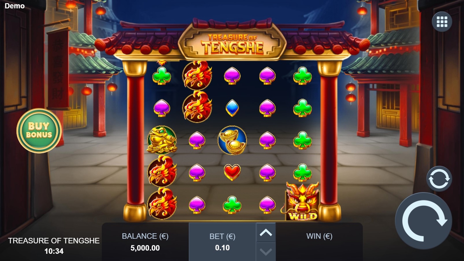 Treasure of Tengshe Slot Gameplay