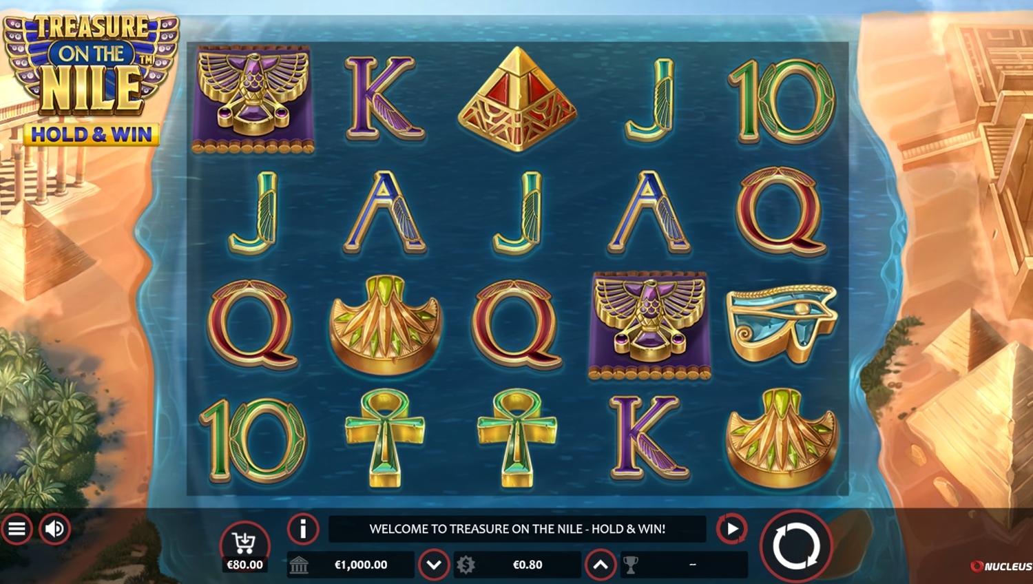 Treasure on the Nile Slot Gameplay