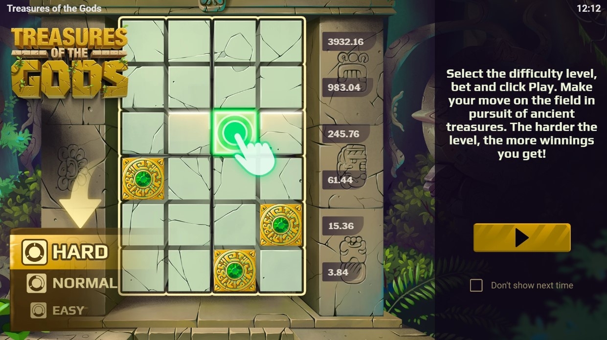 Treasures of the Gods Slot Gameplay