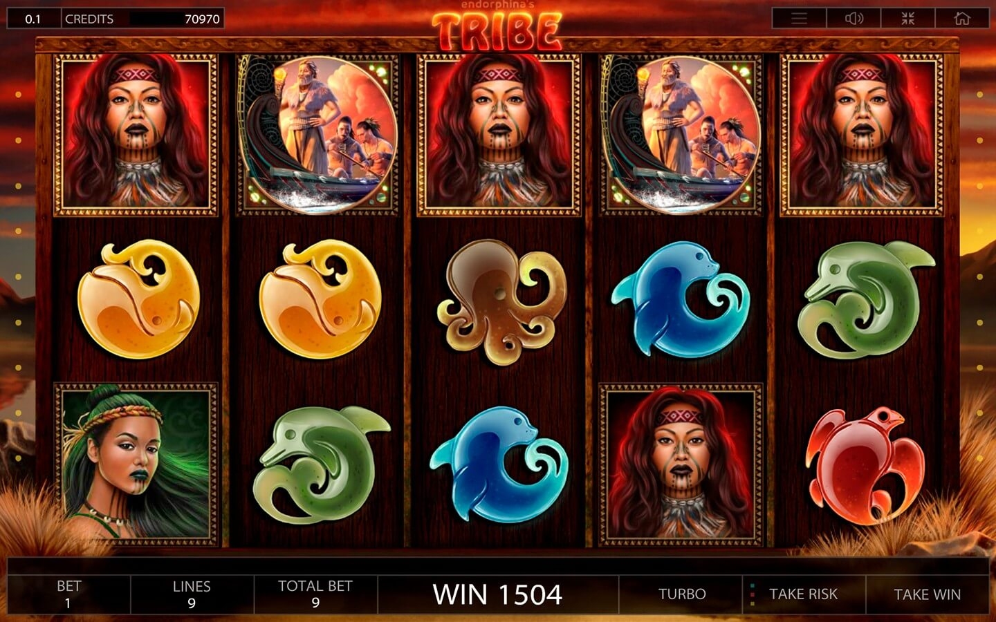 Tribe Slot Gameplay