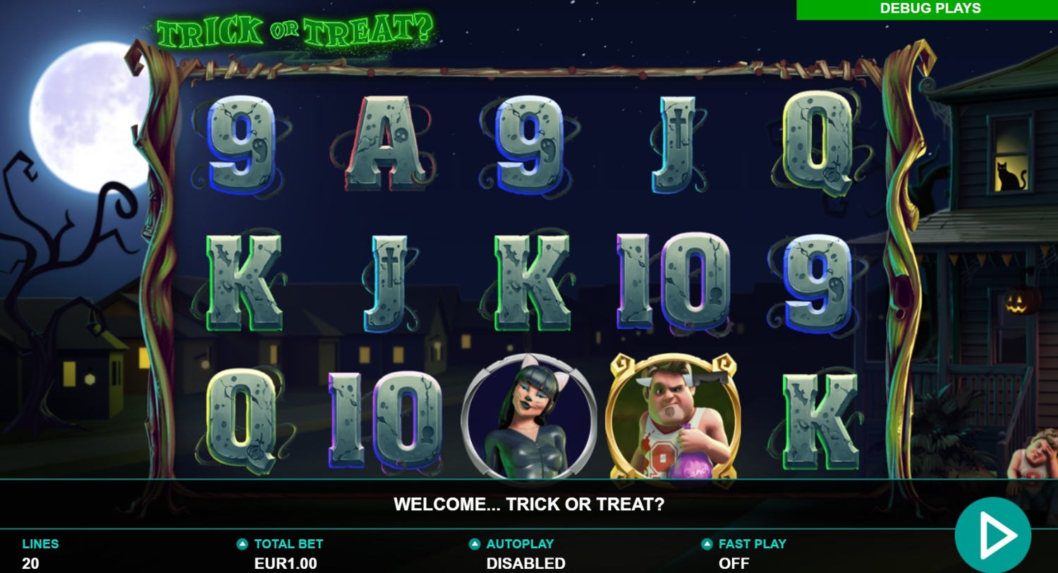 Trick or Treat Slot Gameplay