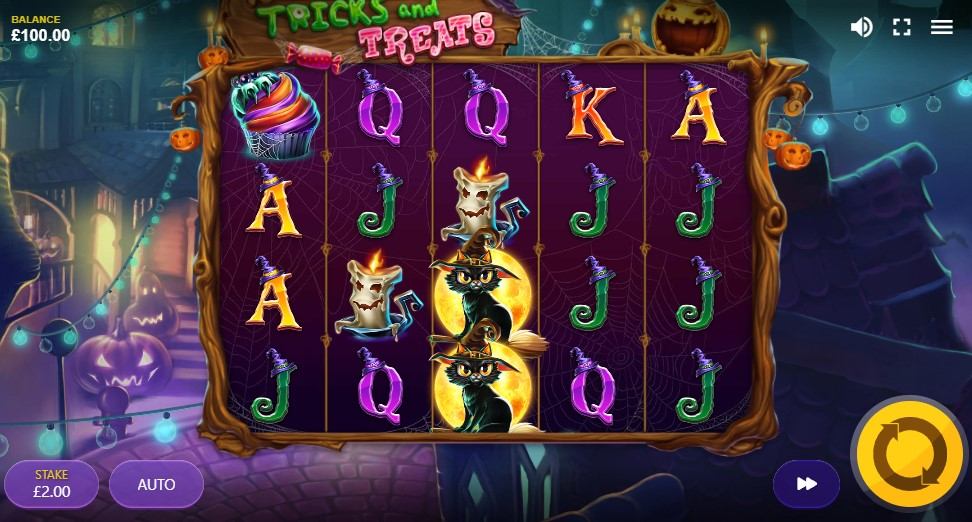 Tricks and Treats Slot Gameplay