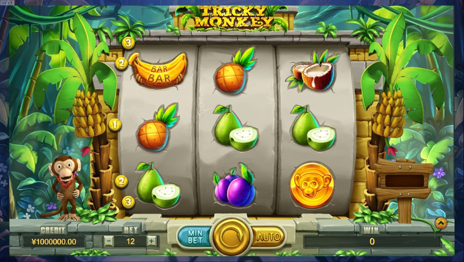 Tricky Monkey Slot Gameplay