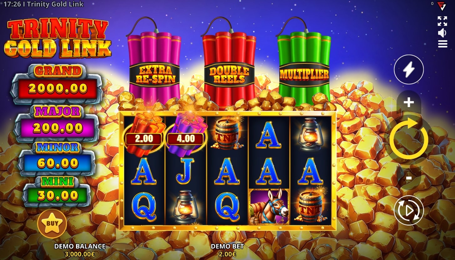 Trinity Gold Link Slot Gameplay